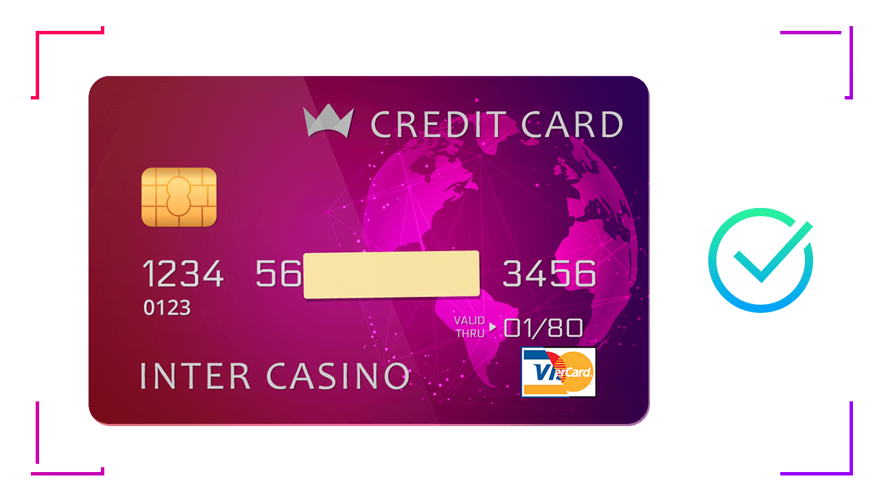 Front of credit card Example